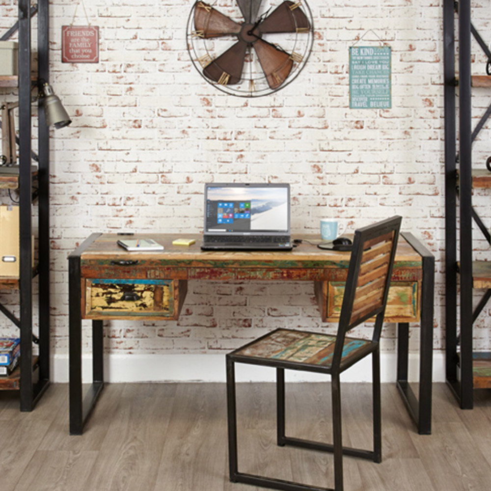 Baumhaus Urban Chic 2 Drawer Flip Top Dressing Table Image 5