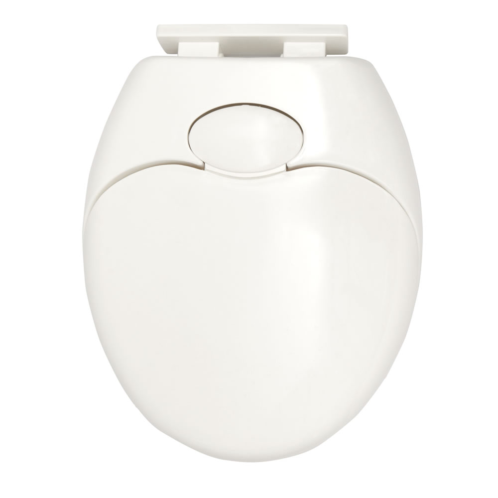 Wilko White Family Toilet Seat Image 1