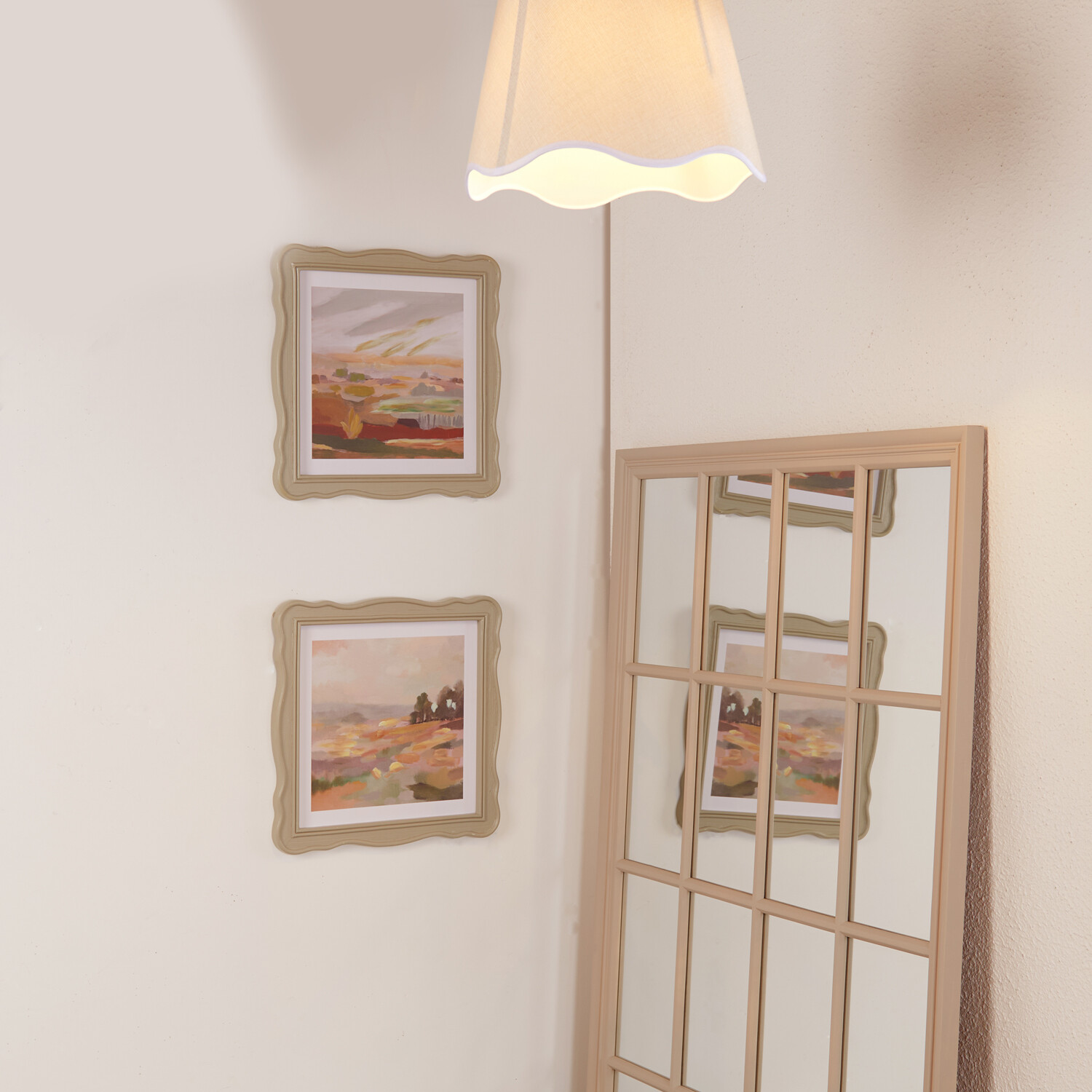 Pastel Landscape Framed Art Image 4