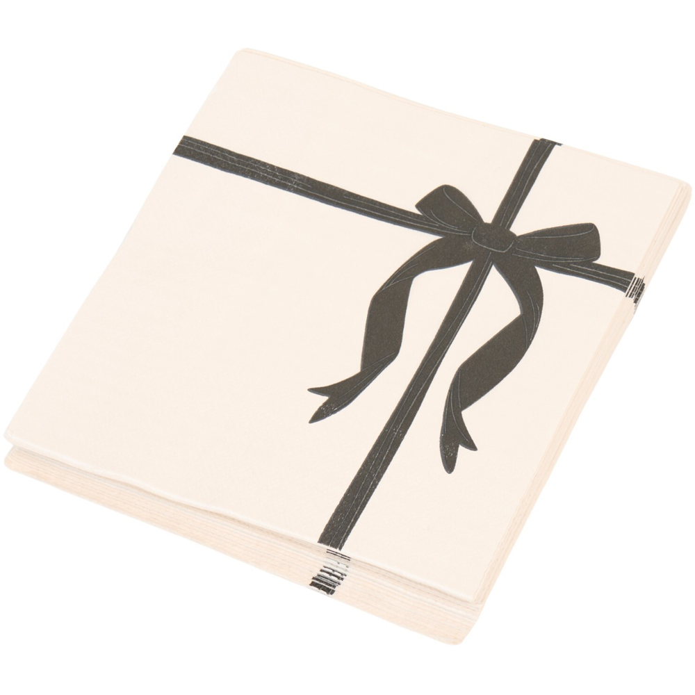 Pack of 20 Bow Napkins Image 3