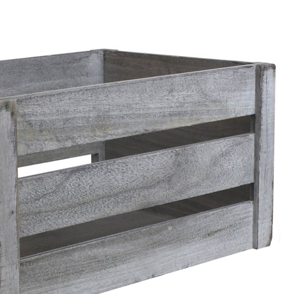 Red Hamper Large Deep Vintage Crate Wilko