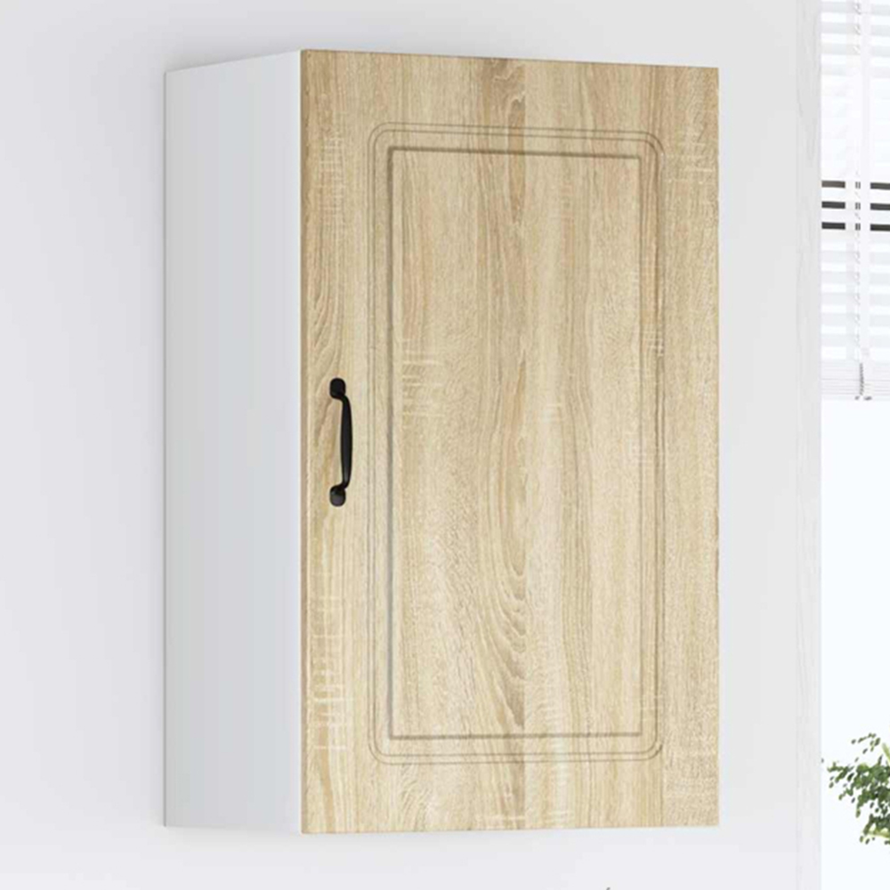 vidaXL Kalmar Single Door Sonoma Oak Wall Kitchen Cabinet Image 1