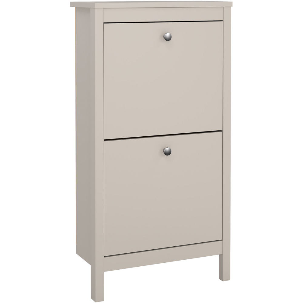 Florence Madrid 2 Flip Door Cashmere Shoe Cabinet Image 2