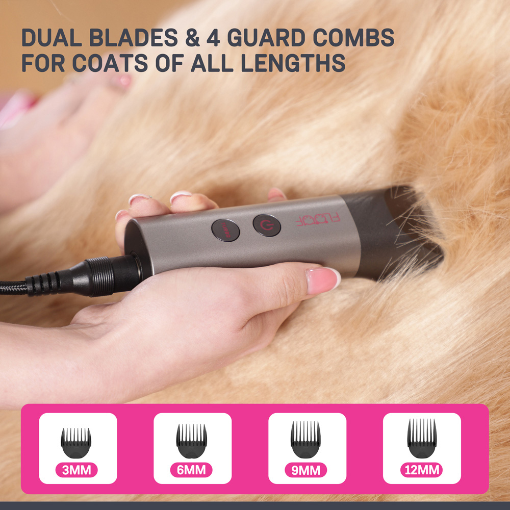 Floof FL900 Shaver and Nail Grinder Pet Grooming Kit with PowerShare Freedom Battery and Hub 20V Image 4