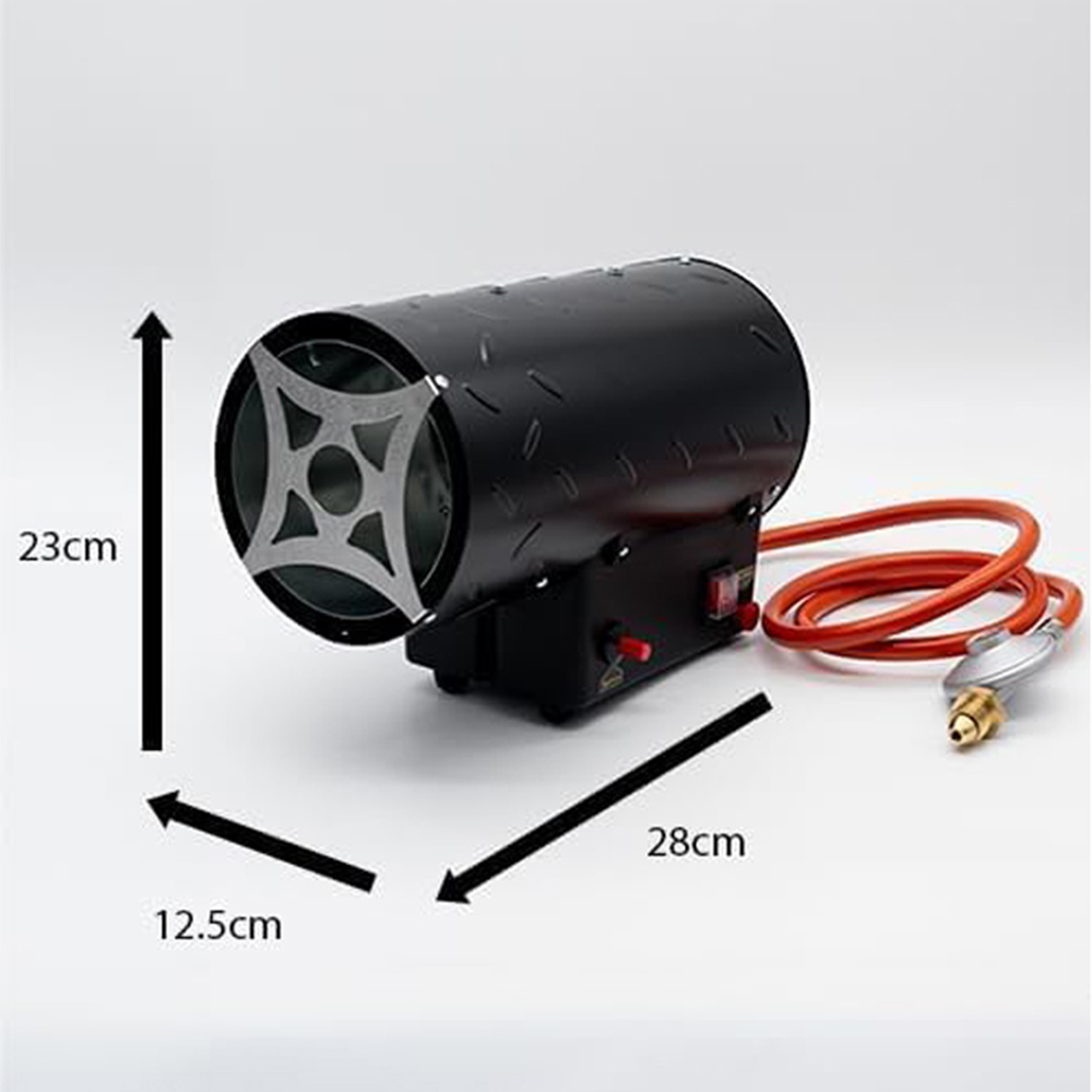 Marco Paul Black Gas Heater 15000W Image 8