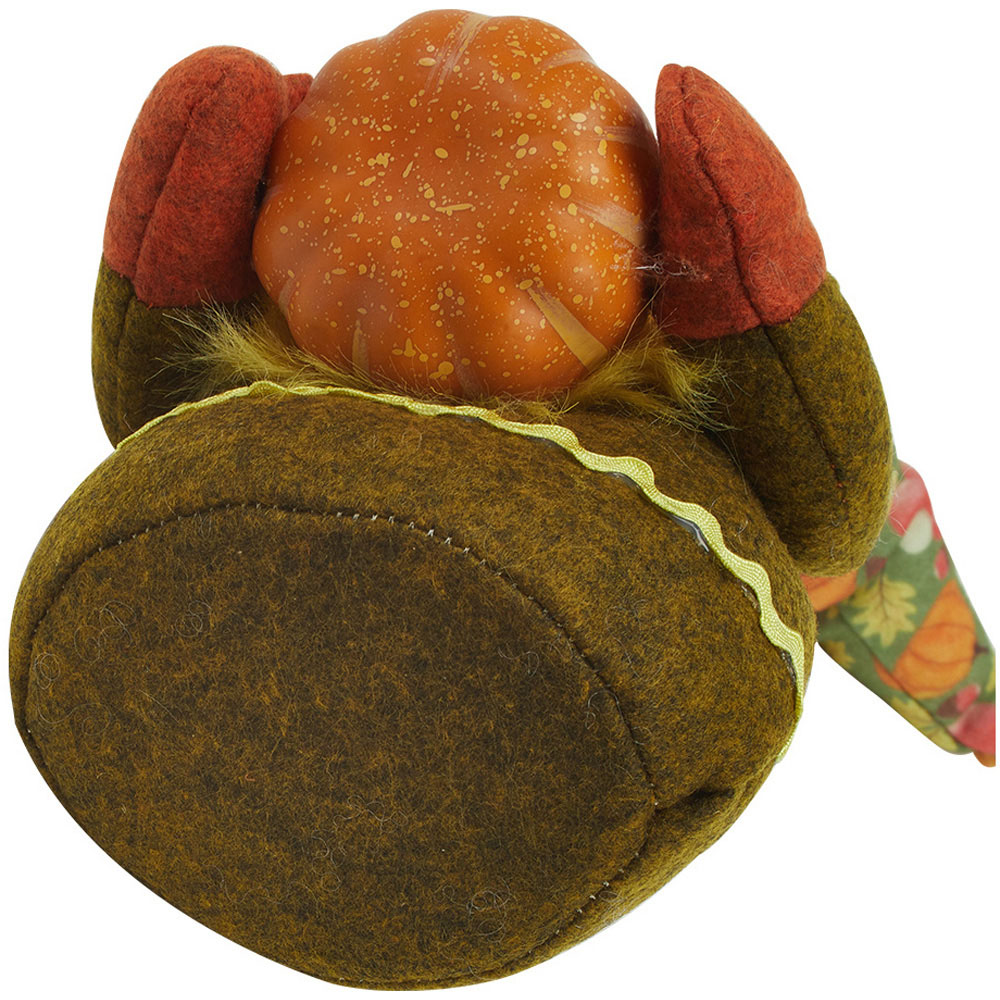 Living and Home Multicolour Handmade Autumn Harvest Gnome Ornament 34cm Image 6