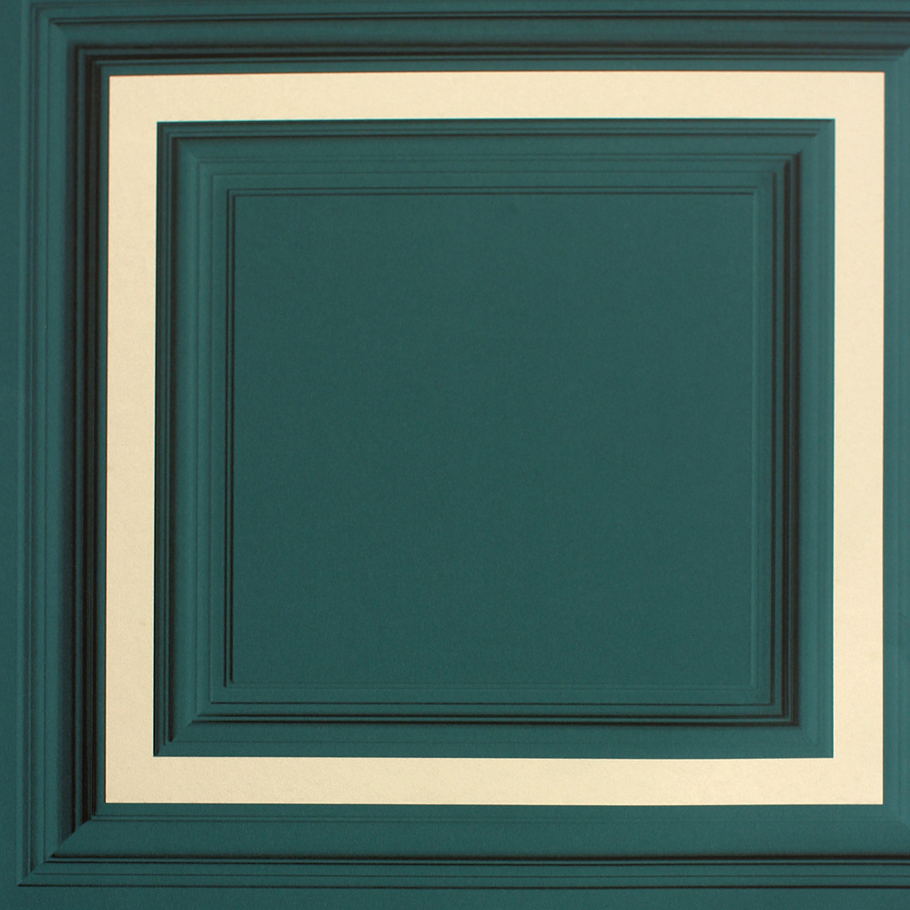 Arthouse Stately Panel Emerald Green Wallpaper Image 1