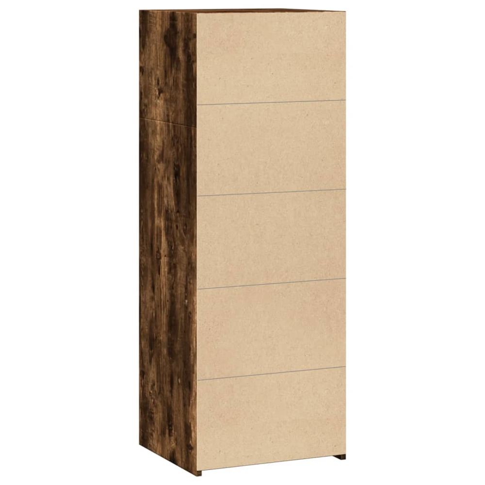 vidaXL 4 Shelf Smoked Oak Highboard Image 6