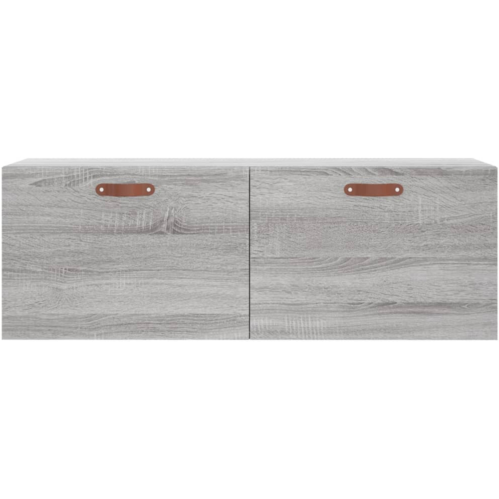 vidaXL 2 Door Grey Sonoma Oak Wall Cabinet Image 5