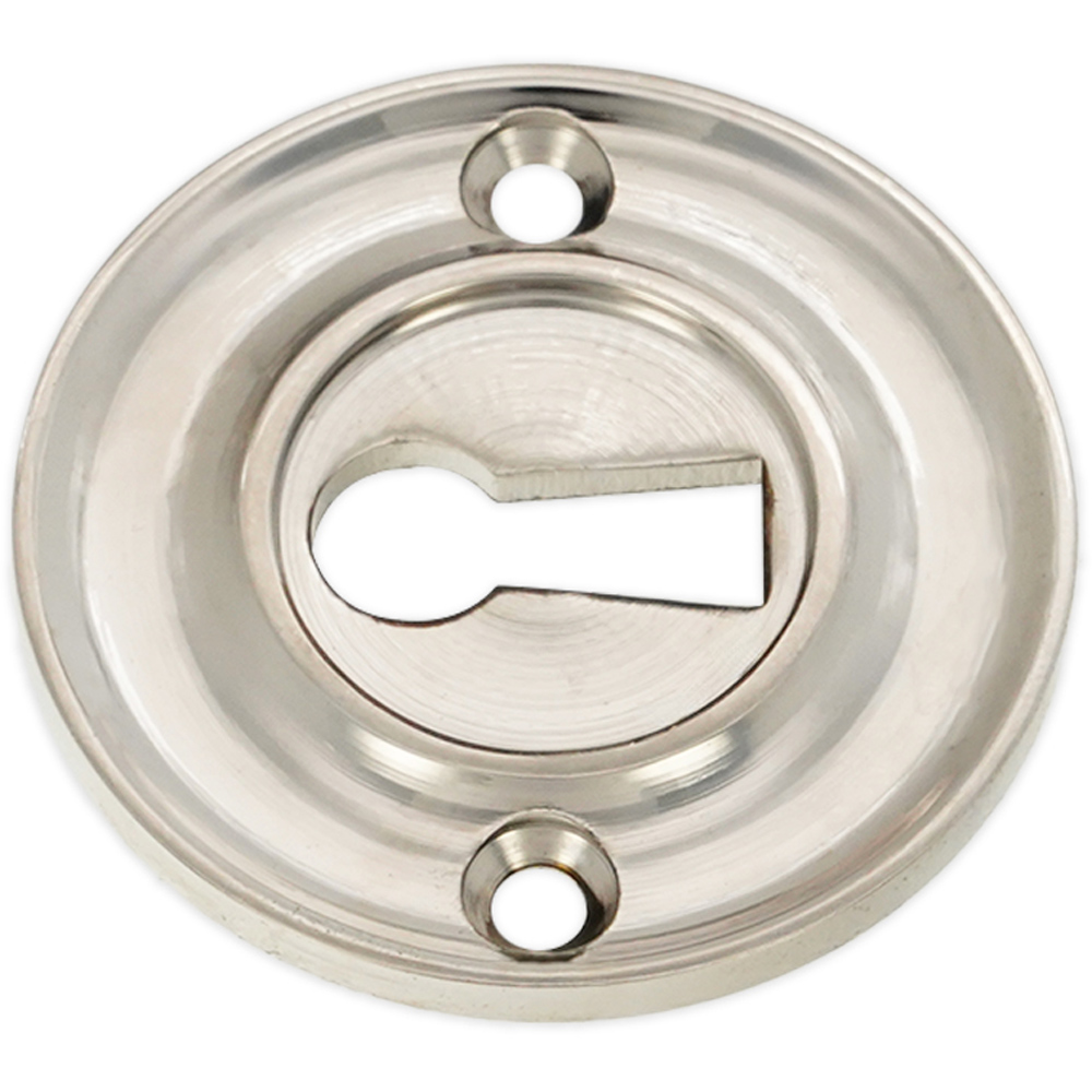 Spira Brass Slimline Standard Polished Nickel Escutcheon Image 3