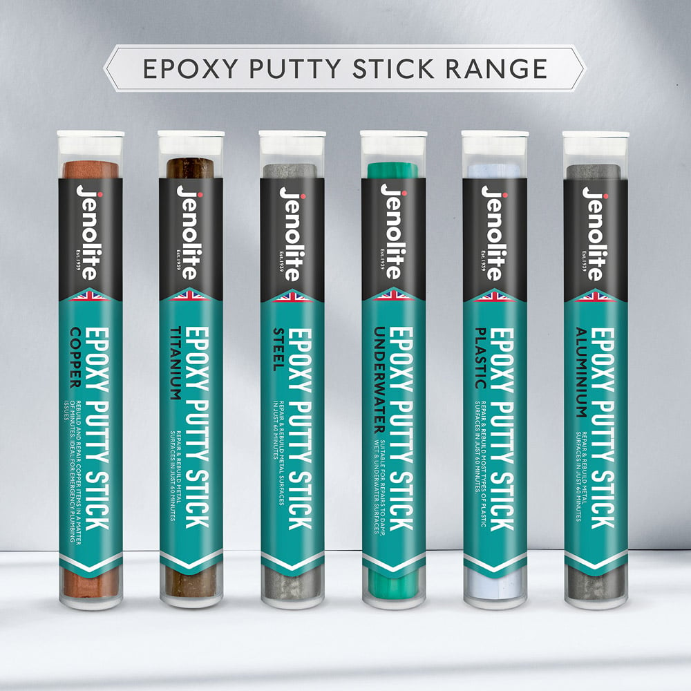 Jenolite Epoxy Putty Stick Copper Repair 112g Image 6