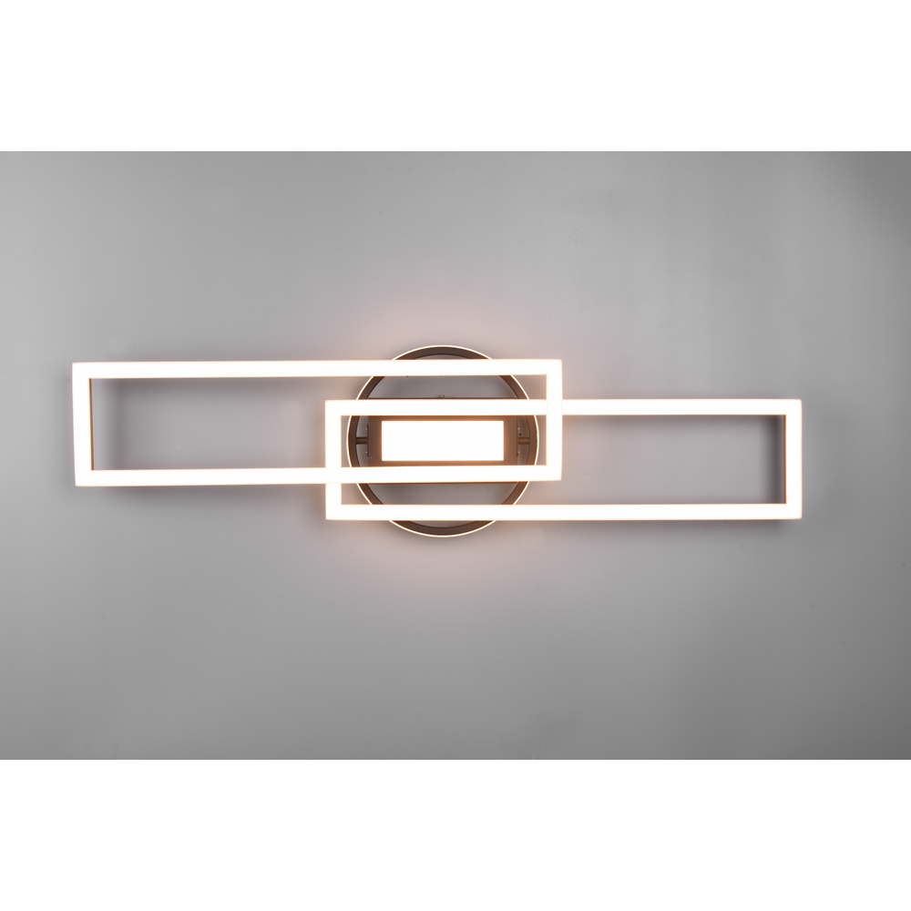 TRIO Twister Brass Matt Integrated LED Ceiling Light Image 6