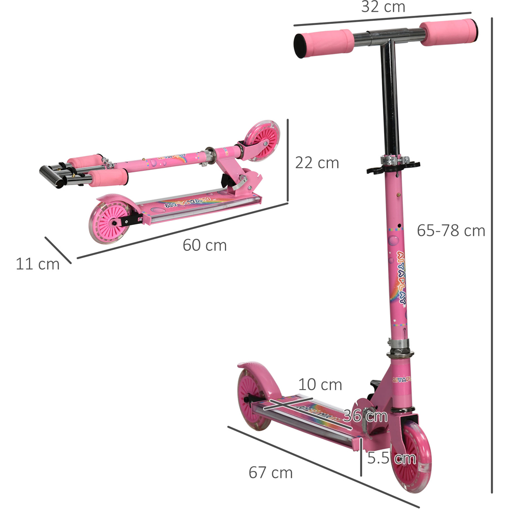 Tommy Toys Pink 2 Wheels Kids Scooter Image 6