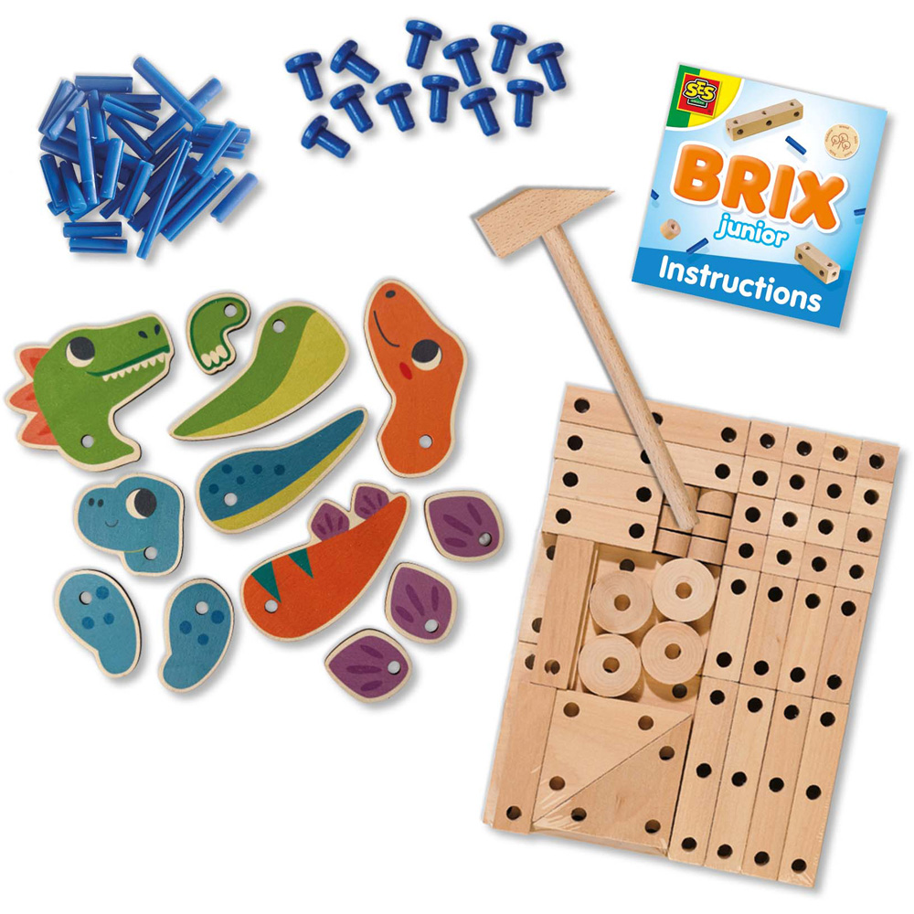 SES Creative Brix Junior Dinosaurs Construction Set Image 2