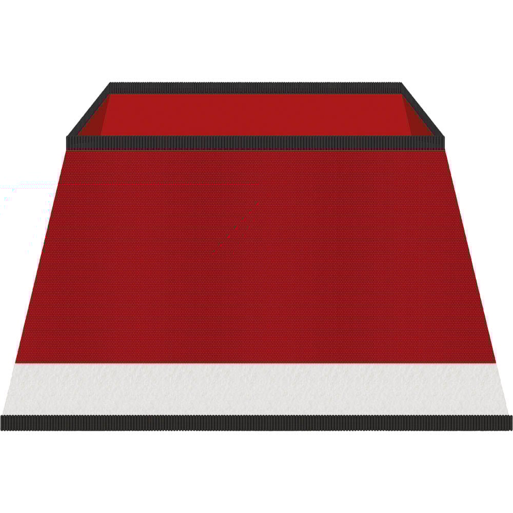 St Helens Red and White Father Christmas Style Tree Skirt Image 1
