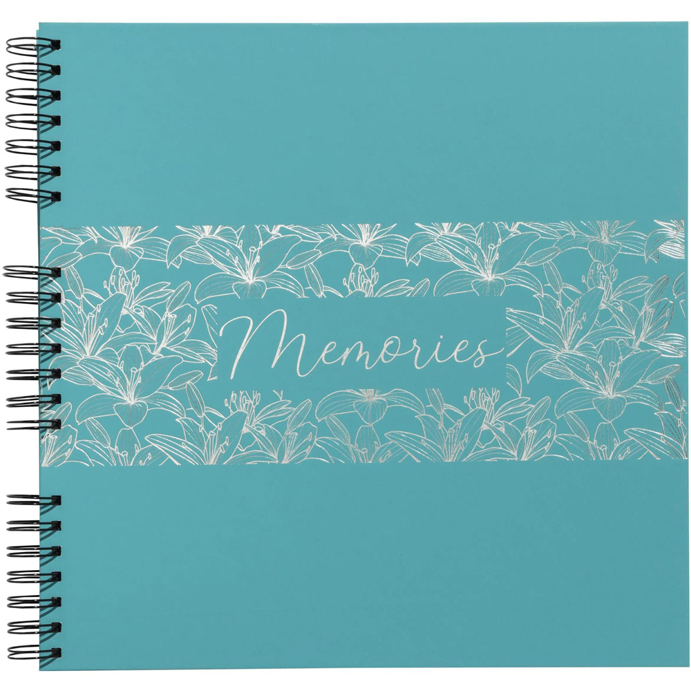 Exacompta Turquoise Spiral Photo Album 60 Sheets 300 Photos Image 2