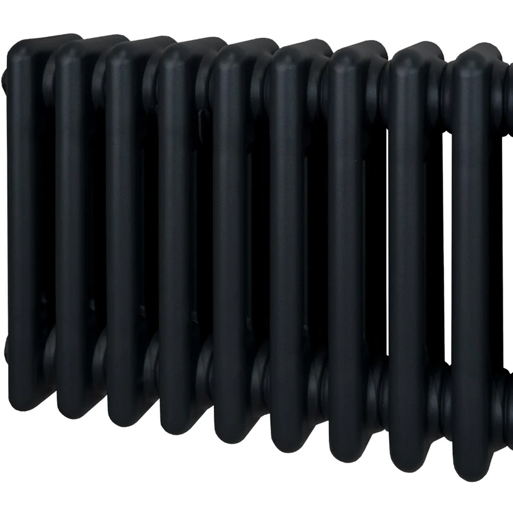 Monster Shop 2348 BTU Black Traditional 3 Column Radiator 1500 x 202mm Image 5