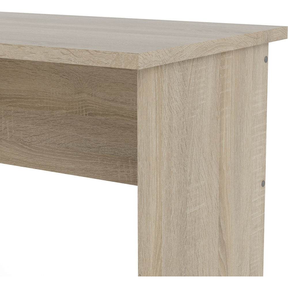 Florence Function Plus 3 Drawer Desk White and Oak Image 4