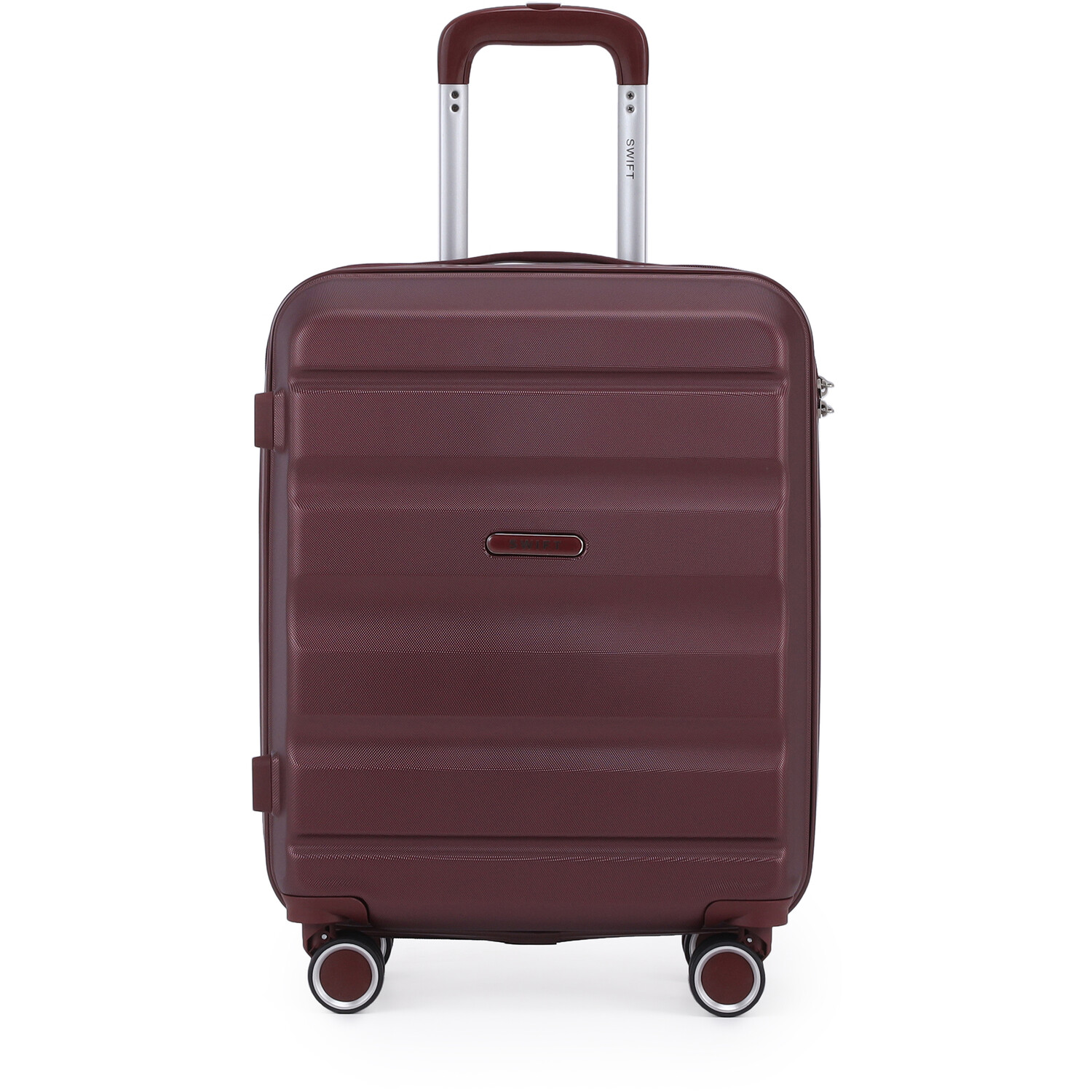Swift Leisure Luggage Burgundy Suitcase Image 1