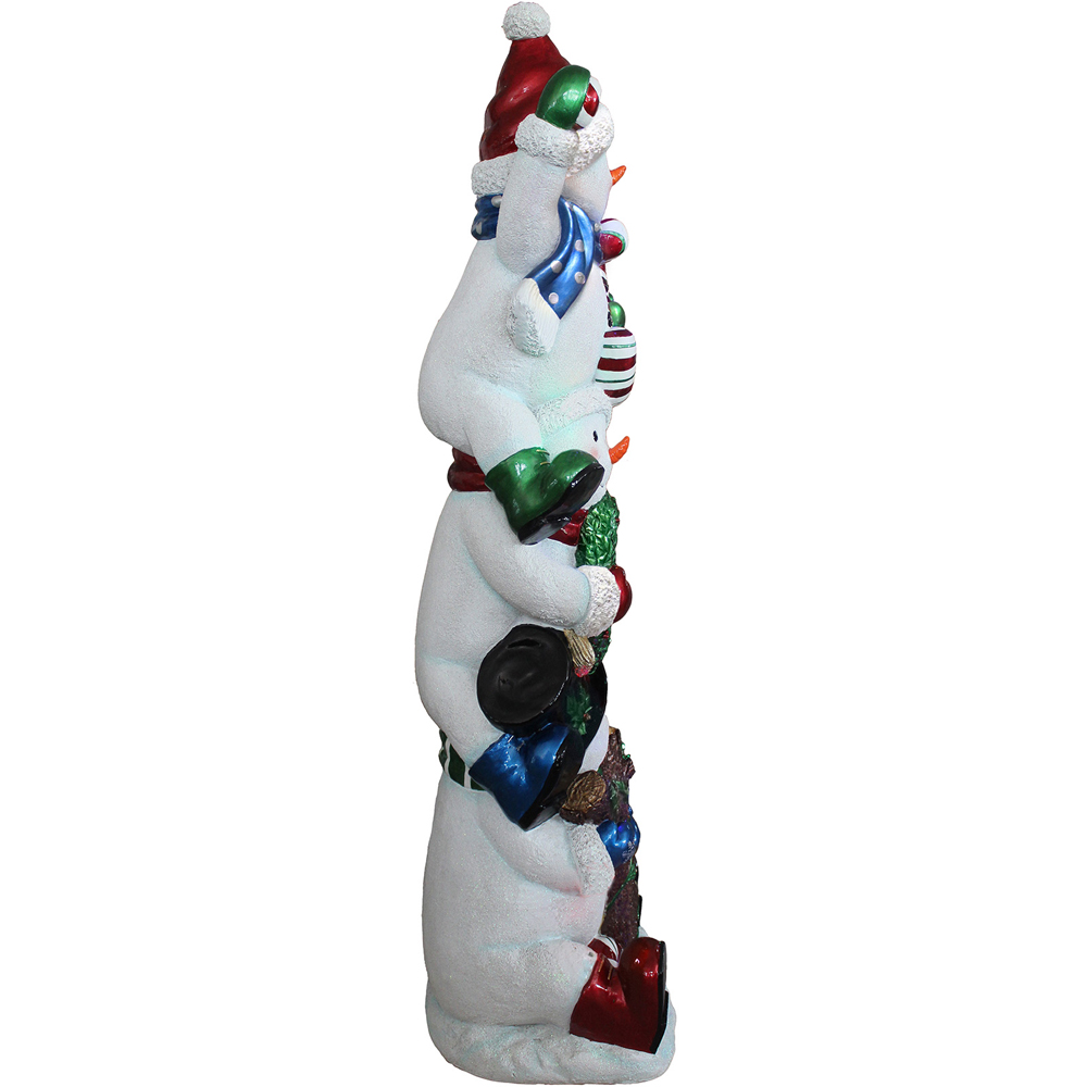 The Christmas Centre LED Joy Snowman Stack Decoration 150cm Image 4