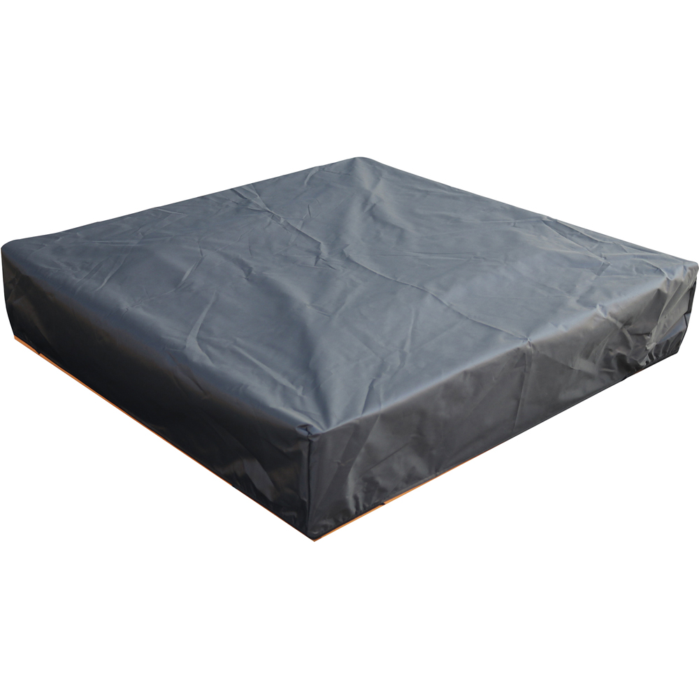 Liberty House Toys Kids Sandpit with Seating and Cover Image 5