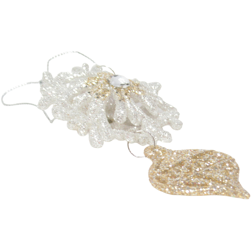 Snowflake with Droplet Hanging Decoration Image 8