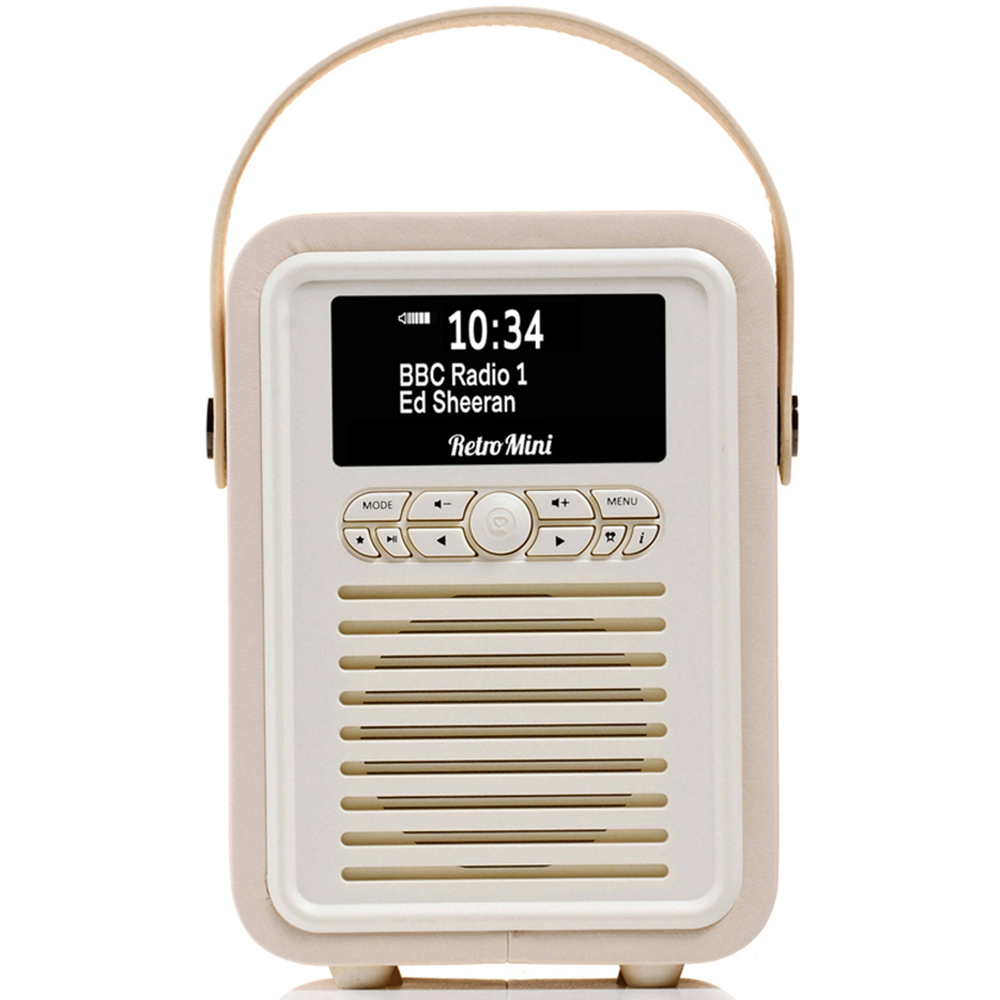 Laura Ashley Cream Retro Mini DAB Digital Radio Image 3