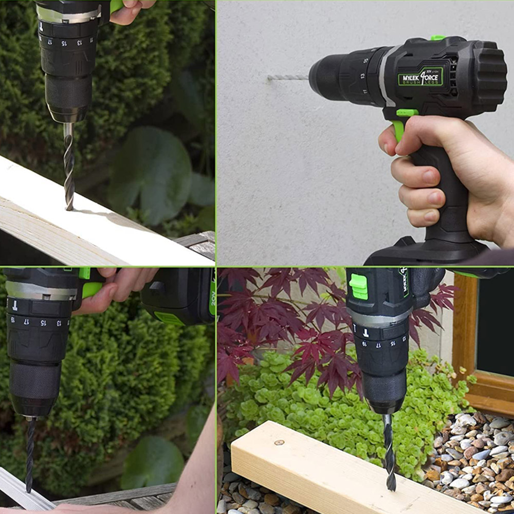 MYLEK Brushless Cordless Drill Image 2