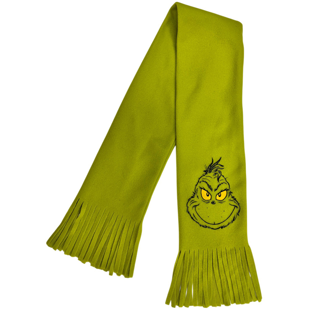 The Grinch Green Hat and Scarf Set Green Image 7