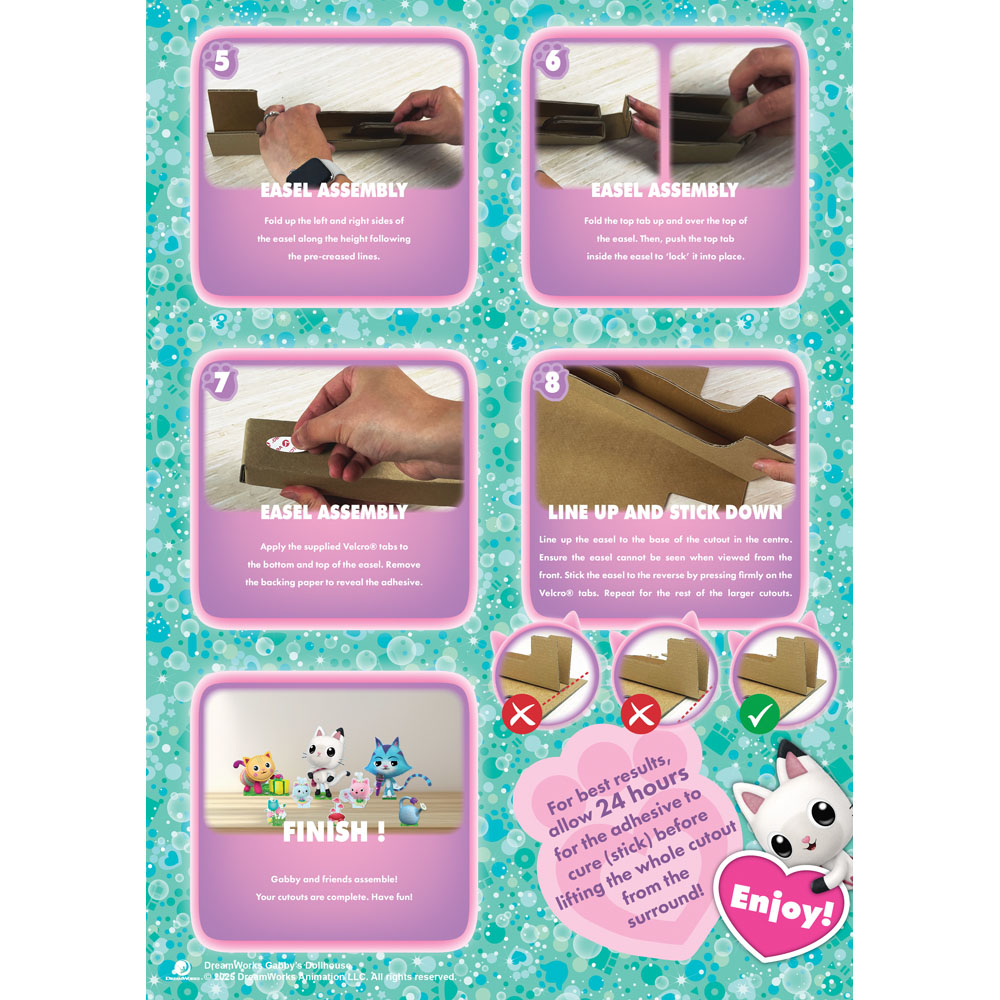 Star Cutouts Pandy Paws Cat Rat Pillow Cat Cardboard Cutout Multi Pack Image 7