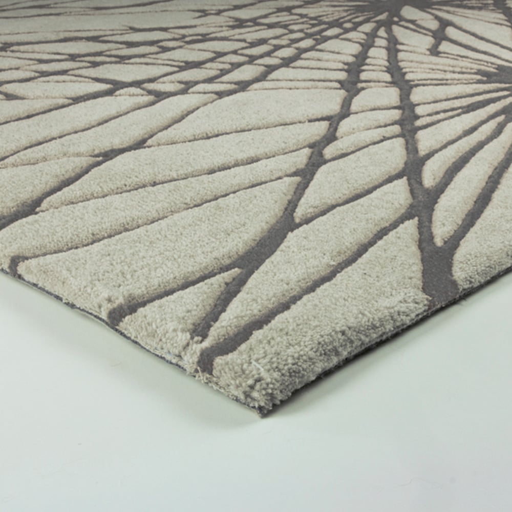 Esselle Home Aura Starburst Natural and Charcoal Rug 200 x 290cm Image 3