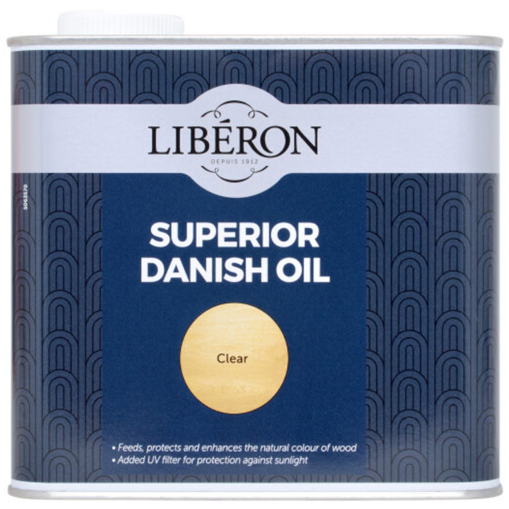 Liberon Clear Superior Danish Oil 2.5L Image 1