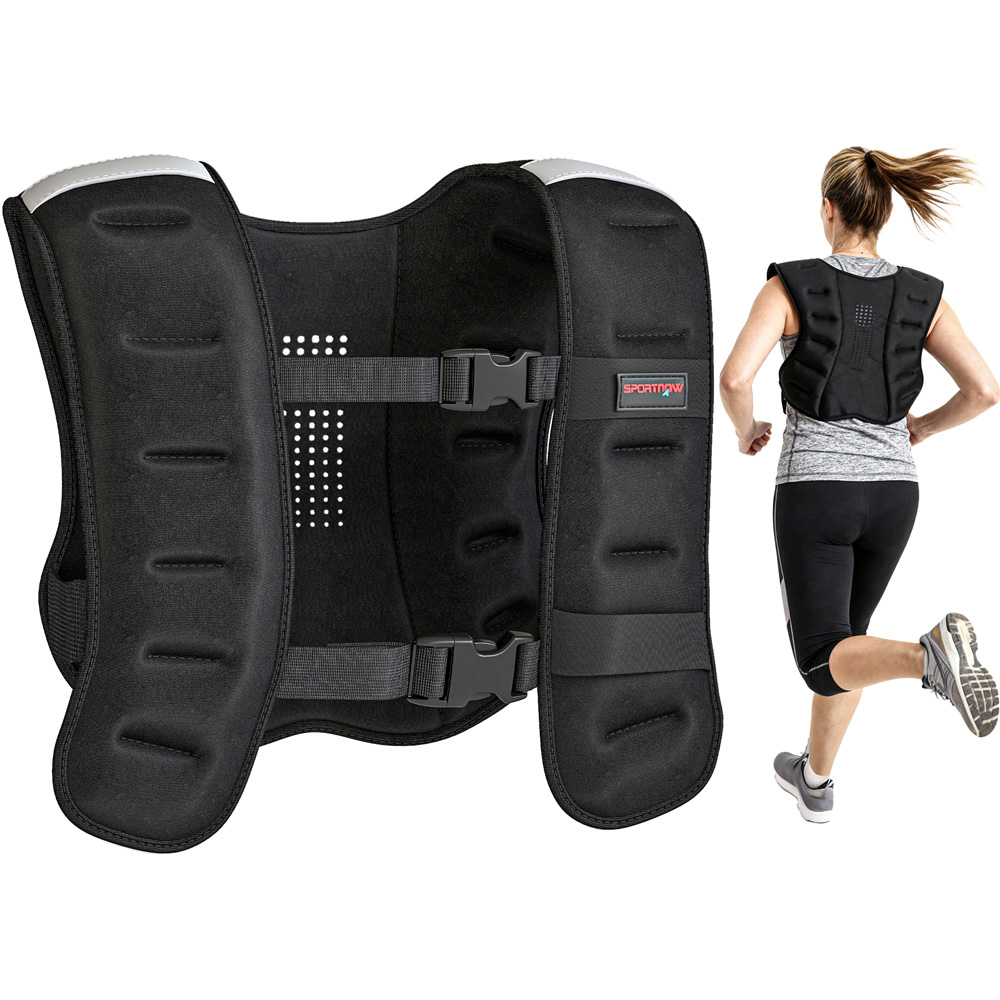 SPORTNOW Weighted Vest with Adjustable Straps and Reflective Strips 10kg Image 3
