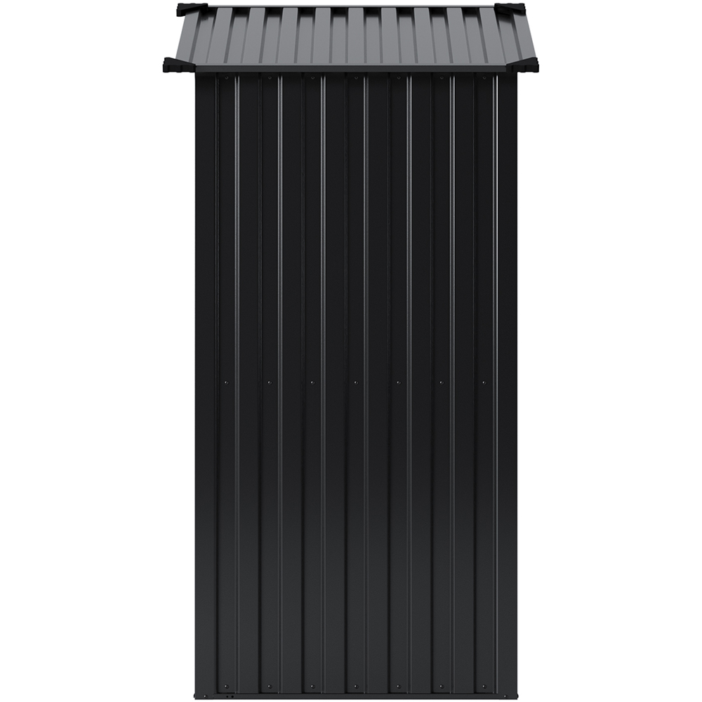Living and Home 3 x 2ft Grey Pent Quick Assembly Metal Garden Storage Shed Image 6