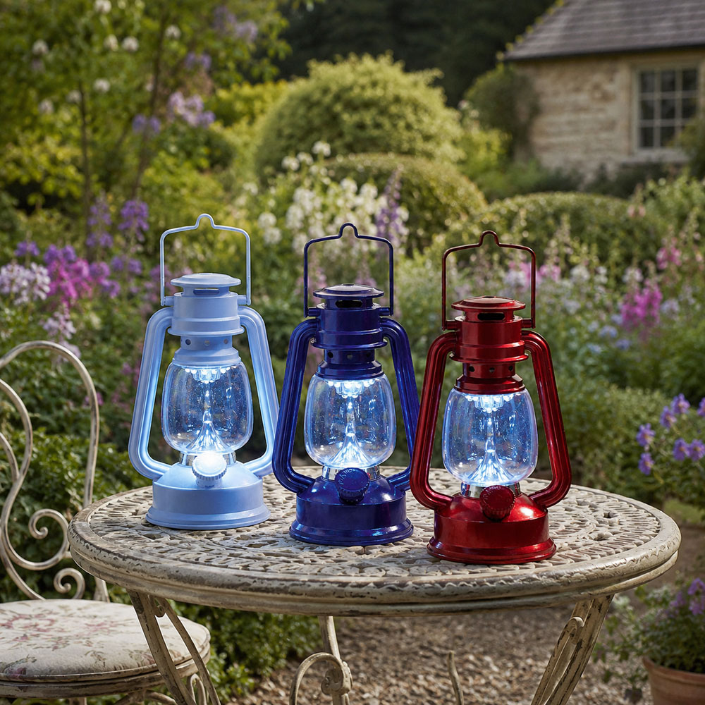 Avilo Battery Operated LED Lantern Light 3 Pack Image 2