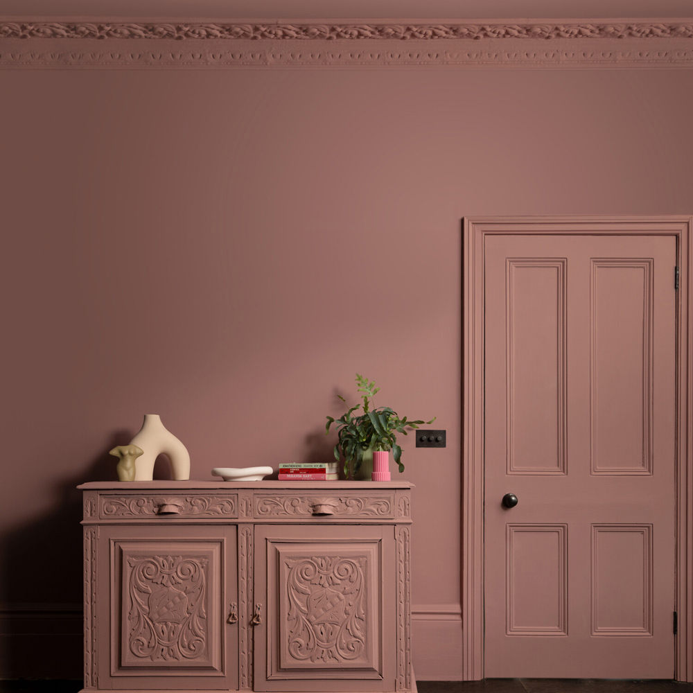Ronseal One Coat Everywhere Peel and Stick Paint Sample Hazy Pink Image 2