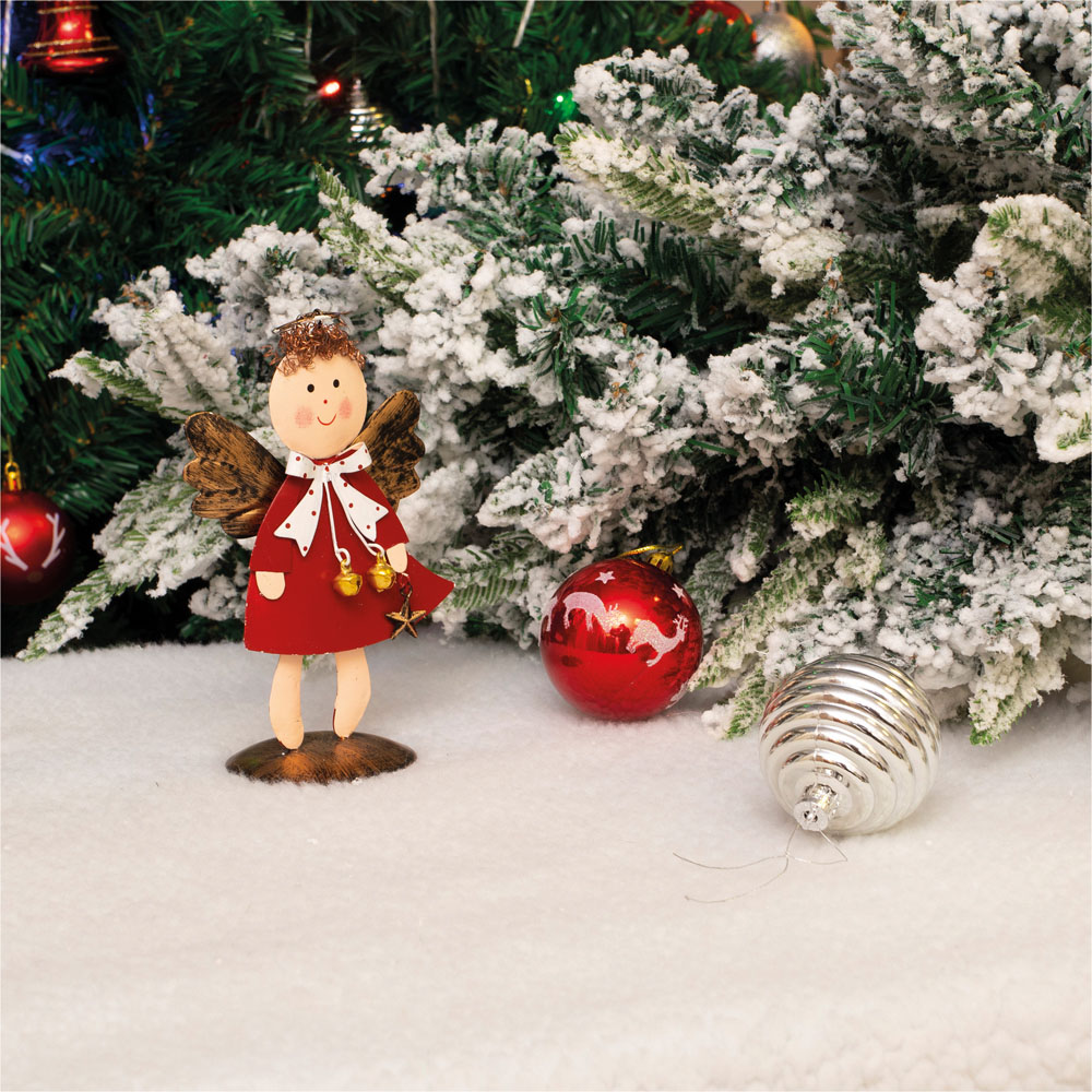 St Helens Red Coat Metal Angel Ornament Image 5