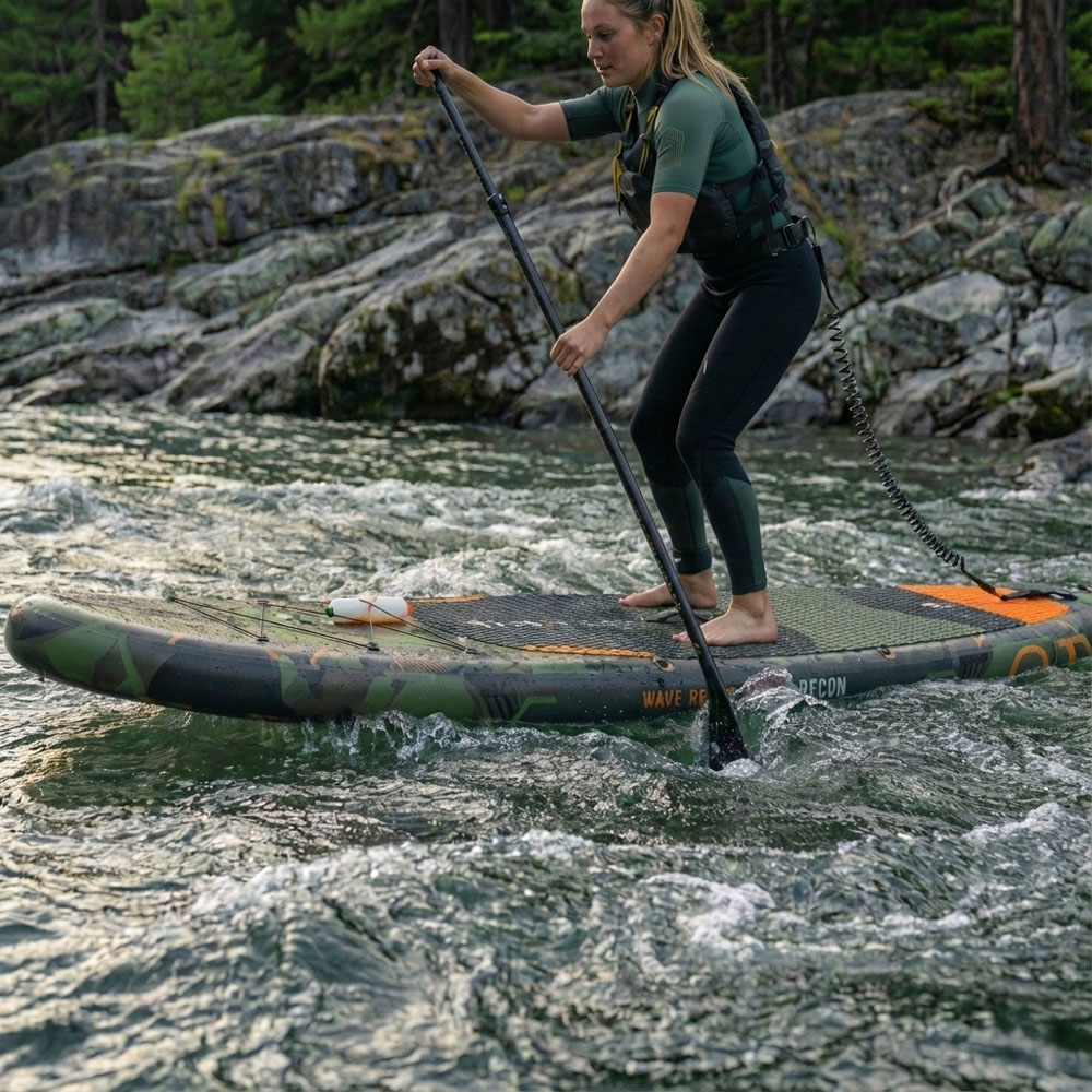 Wave Recon 3.0 SUP 10.4ft Green Inflatable Paddleboard Image 4