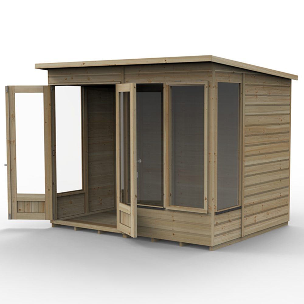 Forest Garden Beckwood 7 x 5ft 2 Opening Pent Summerhouse Image 4