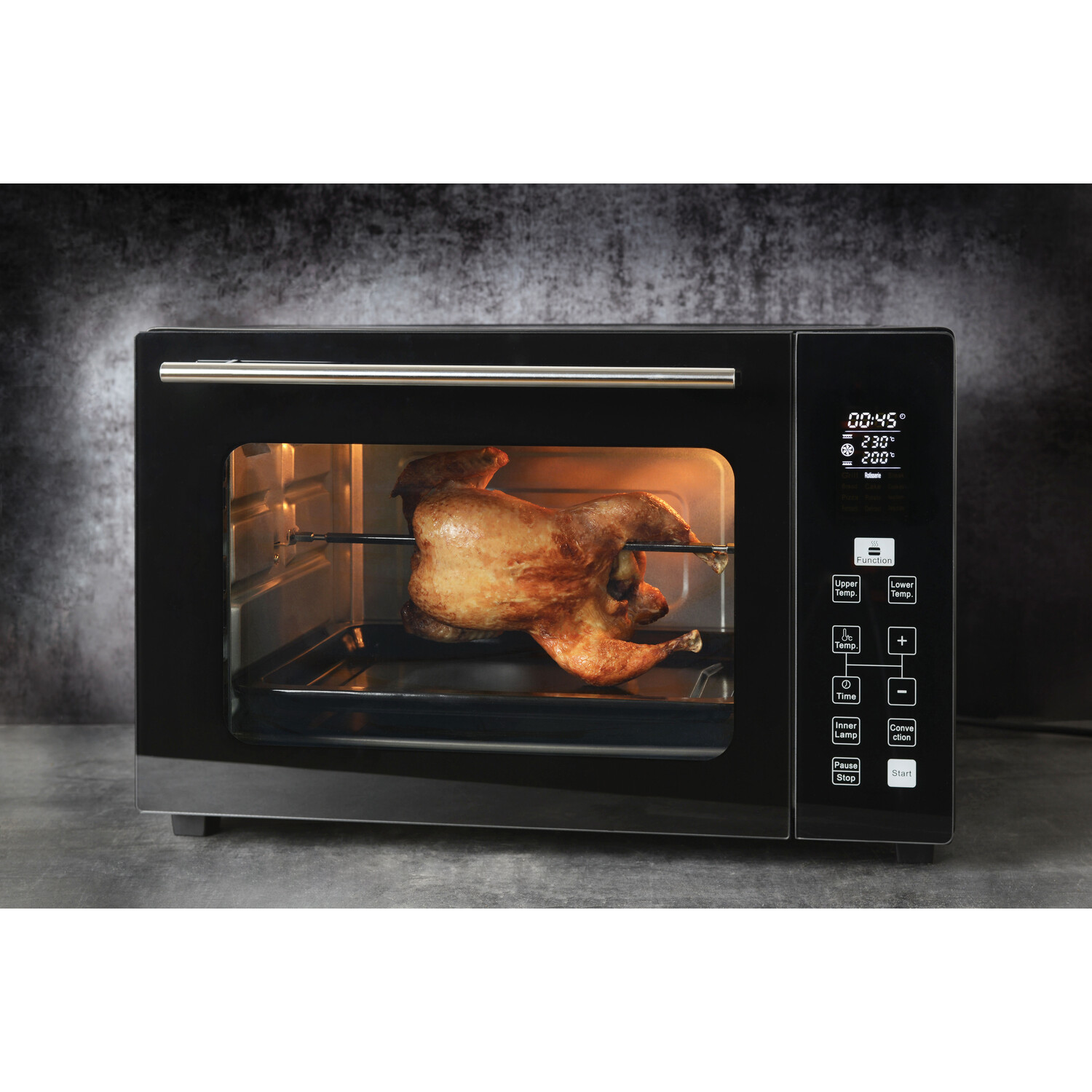 Kitchen Master Black 35L Digital Mini Oven Image 2