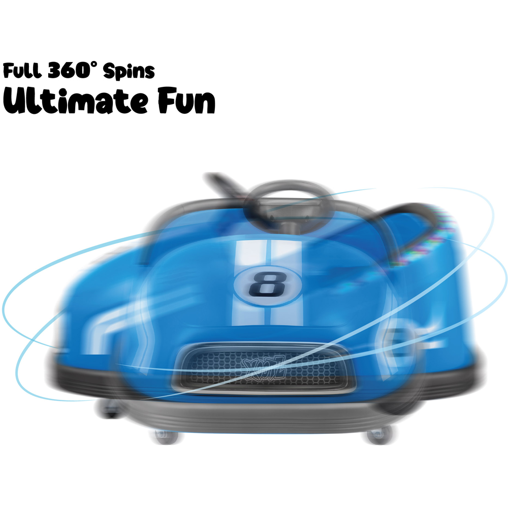Xootz Blue Kids Electric Big Bumper Ride-On Car Image 6