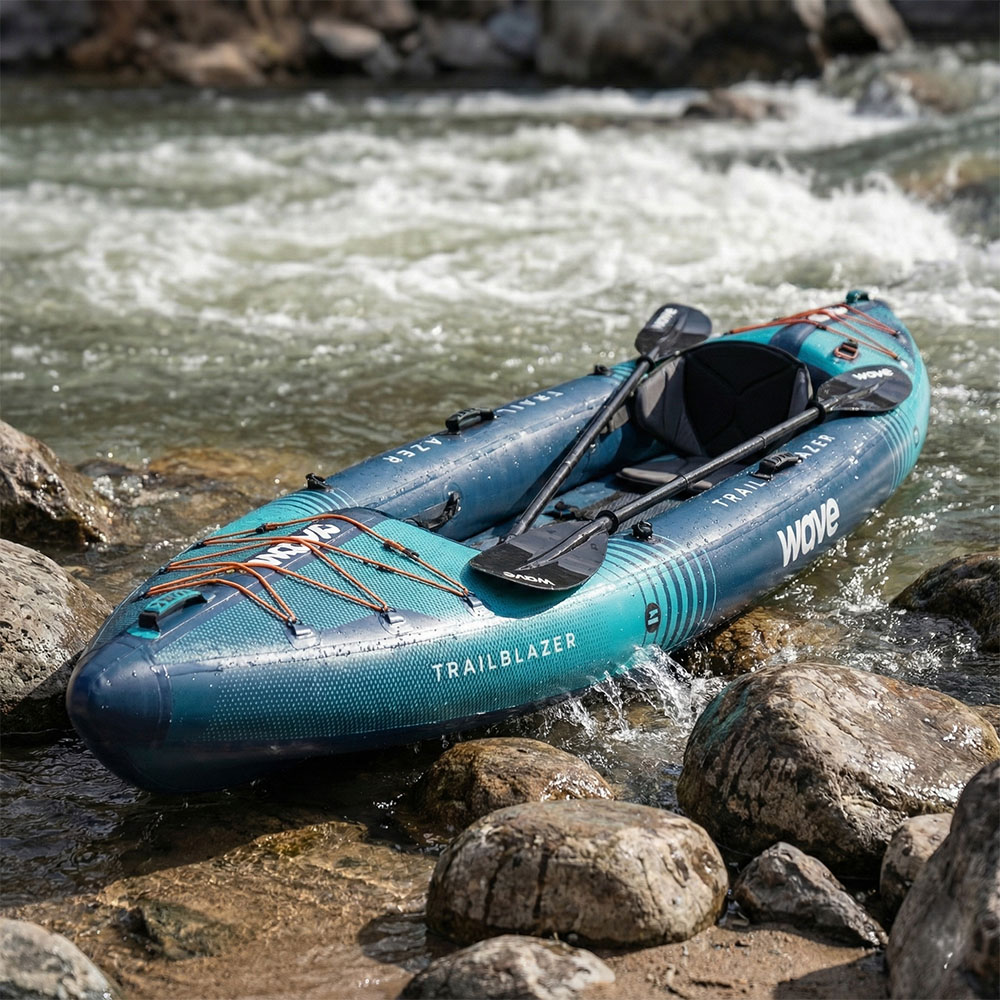 Wave Trailblazer 3.0 Single Person Navy Kayak Image 7