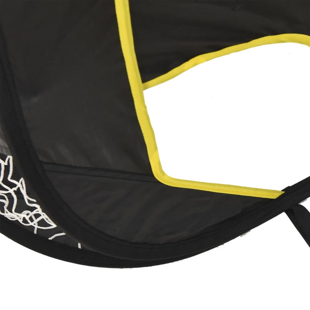vidaXL Black Football Goal Net with Target 3 x 4ft Image 4