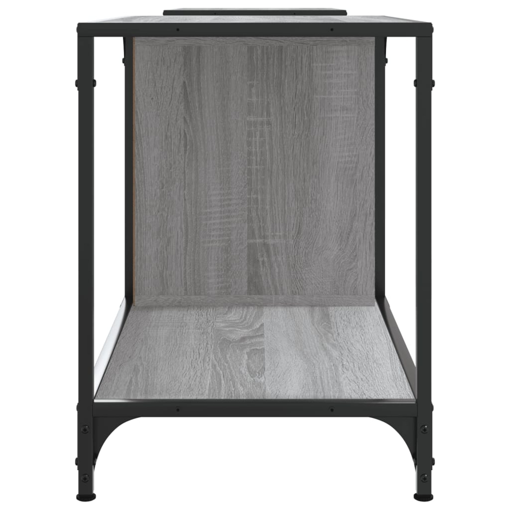 vidaXL 6 Shelf Grey Sonoma TV Cabinet Image 4