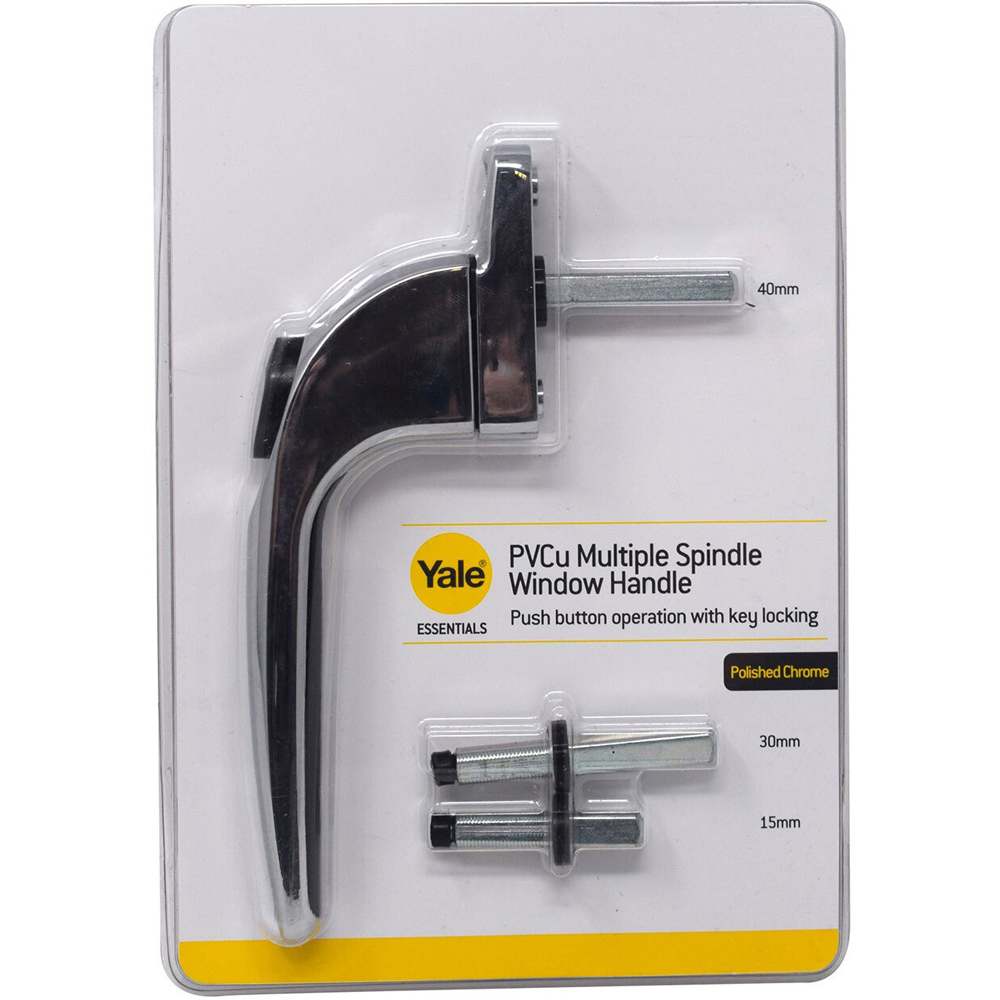 Yale Black Replacement Window Handle Image