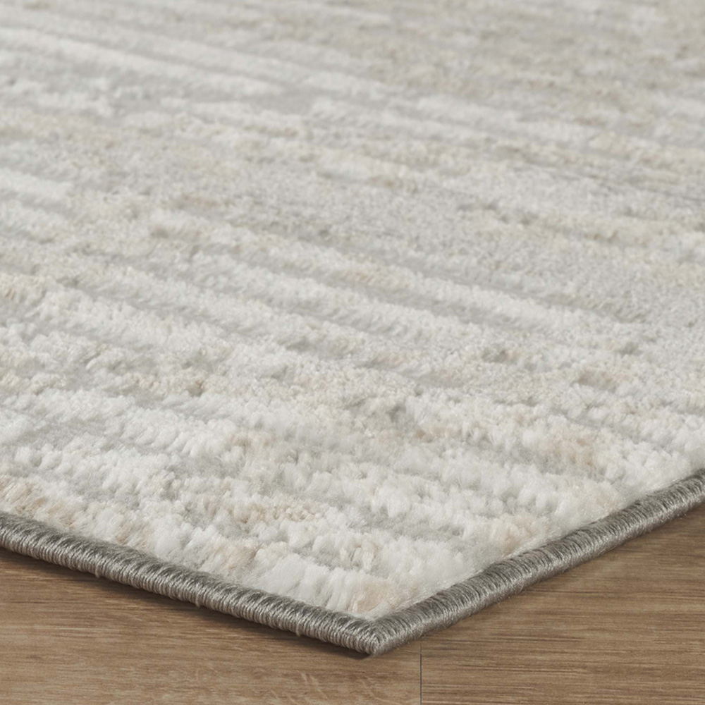 Desire Rugs Perla Grey Modern Abstract Linear Molten Design Rug 200 x 290cm Image 3
