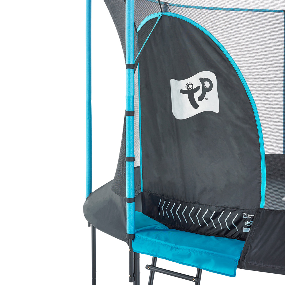 TP 12ft Genius Round Trampoline in Blue Image 3