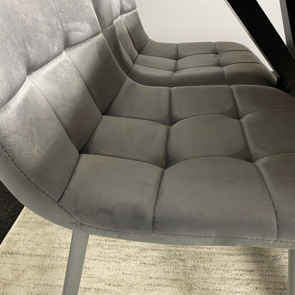 Kosy Koala 4 Seater Wooden Dining Set Grey Image 2