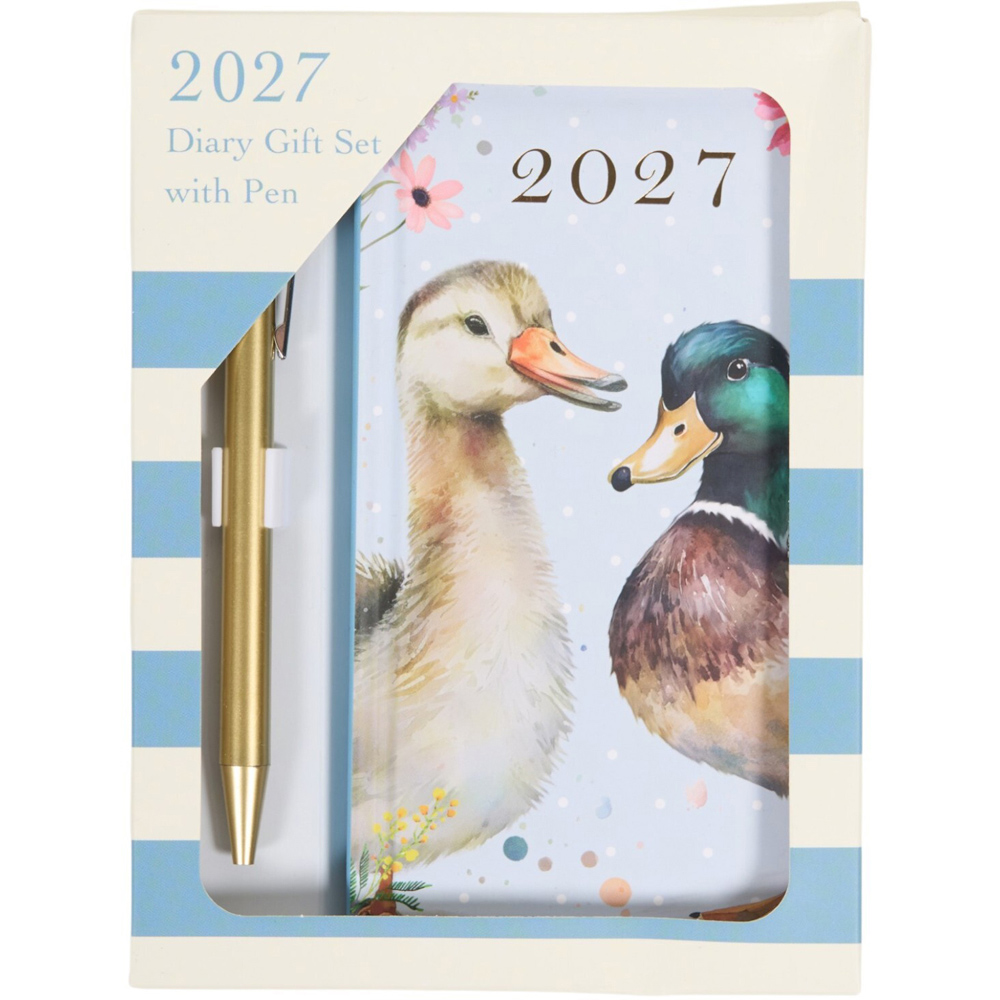 2027 Animal Diary Gift Set with Pen Image 5