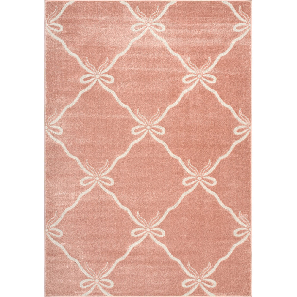 Angelina Bow Rug Pink 160cm Image 2